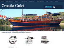 Tablet Screenshot of croatia-gulet.com
